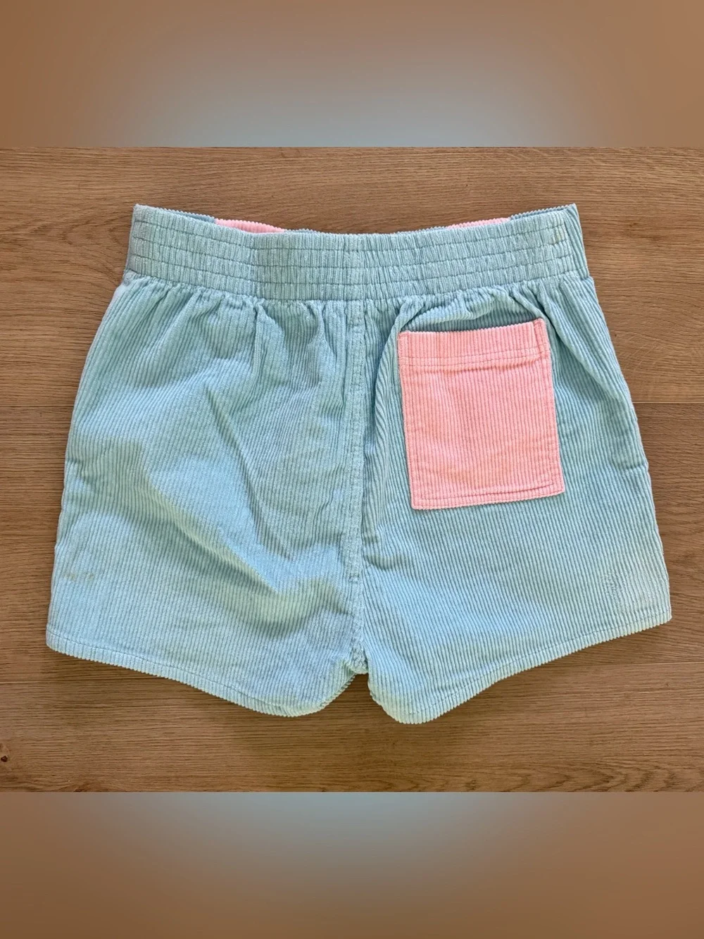 Hammies Women’s Corduroy Shorts Size 30 Powder Blue Pink NWT